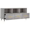 vidaXL TV-Schrank Grau Sonoma 102x36x50 cm Holzwerkstoff