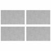 vidaXL Treppe Tritt 4 stk. 50 x 30 cm Silber Aluminium Rechtwinklig