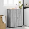 vidaXL Badezimmerschrank mit Speicher Graues Sonoma 60 x 35 x 80 cm