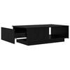 vidaXL Couchtisch Schwarz Eichen-Optik 95 x 55 x 31 cm Holzwerkstoff