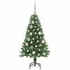 vidaXL K&uuml;nstlicher Weihnachtsbaum mit 150 LEDs mit St&auml;nder Gr&uuml;n 120 cm