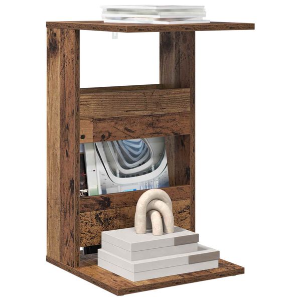 vidaXL Beistelltisch Altholz 40 x 35 x 60,5 cm Holzwerkstoff