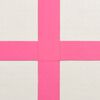 vidaXL Aufblasbare Gymnastikmatte mit Pumpe 200x200x10 cm PVC Rosa