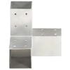 vidaXL Pfostenverbinder 4 Stk. Y-Form Verzinktes Metall 71 x 71 mm
