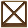 vidaXL Weinregal Honigbraun 62x25x62 cm Massivholz Kiefer