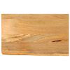vidaXL Tischplatte mit Baumkante 40x20x3,8 cm Massivholz Mango