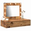 vidaXL Schminktisch mit Schubladen Braun 83 x 40 x 70 cm Holzwerkstoff