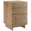 vidaXL Nachttisch Artisan-Eiche 33,5 x 34,5 x 50 cm Holzwerkstoff