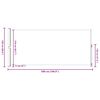 vidaXL Seitenmarkise Ausziehbar 220x500 cm Creme
