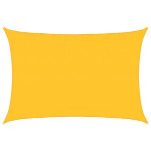 vidaXL Sonnensegel 160 g/m&sup2; Rechteckig Gelb 3,5x4,5 m HDPE