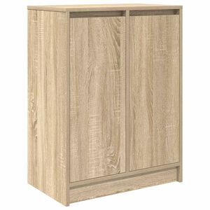 vidaXL Schuhschrank Sonoma-Eiche 57x34x76 cm Holzwerkstoff