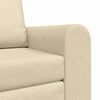 vidaXL Schlafsofa Creme 98 x 71 x 83 cm Stoff