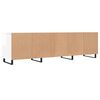 vidaXL TV-Schrank Hochglanz-Wei&szlig; 150x30x44,5 cm Holzwerkstoff