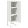 vidaXL Highboard Weiß 36x39x123 cm Stahl