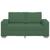 vidaXL Zweisitzer-Sofa Dunkelgr&uuml;n 160x77x82 cm Cordstoff