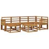 vidaXL Outdoor-Sofagarnitur 7 pcs Natur Massivholz Akazie