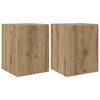 vidaXL TV-Wandschrank 2 pcs Kunsthandwerk Eiche 30 x 31 x 40 cm