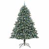 vidaXL K&uuml;nstlicher Weihnachtsbaum mit 300 LEDs mit St&auml;nder Gr&uuml;n 240 cm
