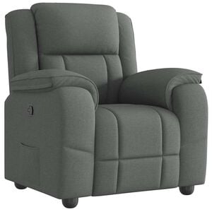 vidaXL Relaxsessel Dunkelgrau Stoff