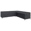 vidaXL M&ouml;belbezug 325 x 325 x 80 cm 210D Oxford Stoff L-Form Schwarz