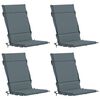 vidaXL 4-teiliges Hochlehner Kissenset GEMERT 4 pcs 100 % Polyester