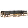 vidaXL Outdoor-Sofagarnitur 6 Stk. Wei&szlig; und Anthrazit