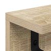 vidaXL Wandmontierter nachttisch Sonoma-Eiche 100 x 10,5 x 10,5 cm