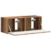 vidaXL TV-Wandschrank 2 pcs Altholz 60 x 31 x 29,5 cm Holzwerkstoff
