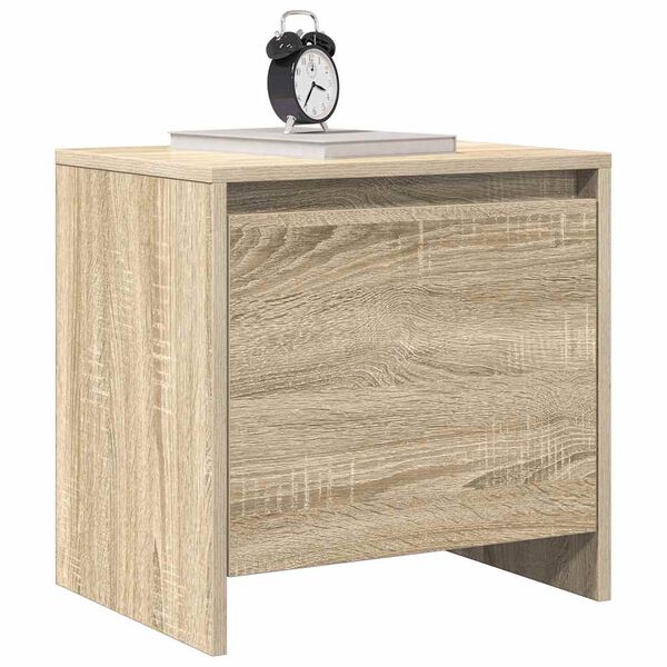 vidaXL Nachttische 2 Stk. Sonoma-Eiche 45x34x44,5 cm Holzwerkstoff
