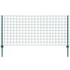 vidaXL Metallzaun Stahl 20 x 1 m Gr&uuml;n