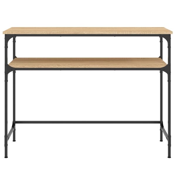 vidaXL Konsolentisch Sonoma-Eiche 100x35,5x75 cm Holzwerkstoff