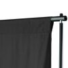 vidaXL Fotohintergrund-System 600 x 300 cm Schwarz