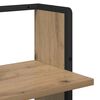 vidaXL Wandregal Artisan-Eiche 30 x 25 x 100 cm Holzwerkstoff