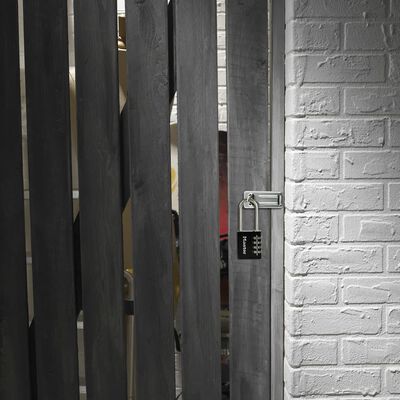 Master Lock Kombinations-Vorhängeschloss Aluminium Schwarz 40 mm 7640EURDBLKLH