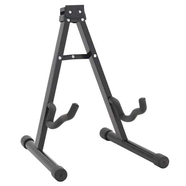 vidaXL 12-tlg Westerngitarre Set mit 6 Saiten Schwarz 38"