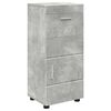 vidaXL Badezimmerschrank-Set TULUM Beton Grau 37 x 31,5 x 82 cm