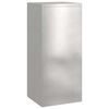 vidaXL Pflanzenst&auml;nder 2 pcs Silber 24 x 24 x 55 cm Edelstahl
