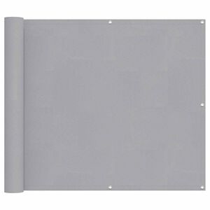 vidaXL Balkonsichtschutz PU-beschichtetes Oxford-Textil alu