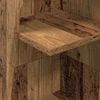 vidaXL Eckschrank Altholz 27,5x27x140cm Holzwerkstoff