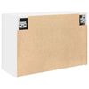 vidaXL Bad-Wandschrank Wei&szlig; 60x25x40 cm Holzwerkstoff