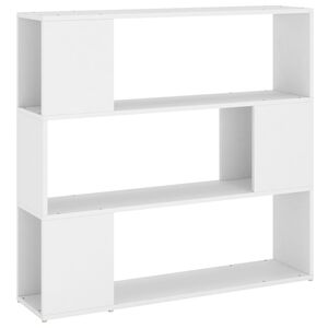 vidaXL B&uuml;cherregal Raumteiler Wei&szlig; 100x24x94 cm
