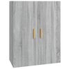 vidaXL H&auml;ngeschrank Grau Sonoma 69,5x34x90 cm
