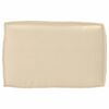 vidaXL Palettenkissenset 2 pcs Beige Oxford-Stoff