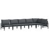 vidaXL Garten-Sofa-Set 6 pcs Anthrazit Stahl