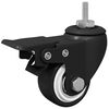vidaXL Rollen 12 Stk. Schwarz M6 x 37 mm Eisen und Nylon