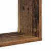 vidaXL Wandregal mit Regal Wandmontiert Braun Holzwerkstoff