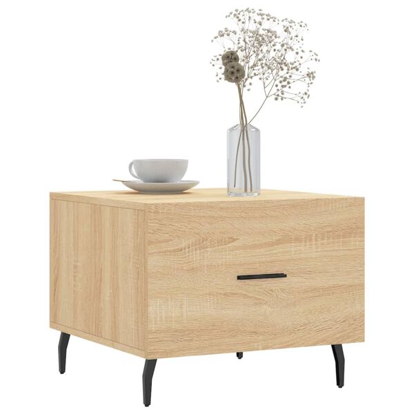 vidaXL Couchtisch Sonoma-Eiche 50x50x40 cm Holzwerkstoff