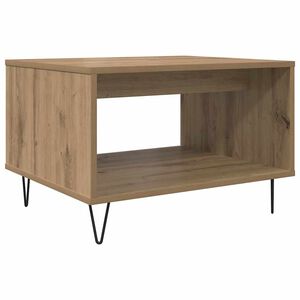 vidaXL Couchtisch Artisan-Eiche 60 x 50 x 40 cm Holzwerkstoff