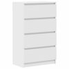 vidaXL Sideboard Wei&szlig; 60x35x98,5 cm Holzwerkstoff