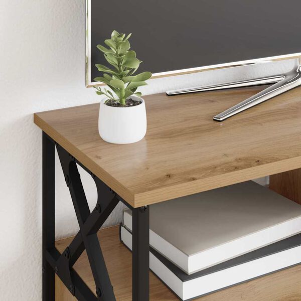 vidaXL TV-Schr&auml;nk mit Schubladen Artisan-Eiche 90 x 33 x 45 cm